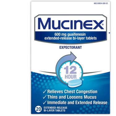 Mucinex Extended-Release Bi-Layer Tablets